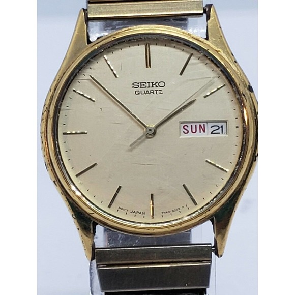 Seiko | Accessories | Seiko Mens Vintage 33mm Watch 7n438a89 | Poshmark